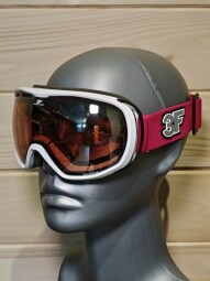 JUNIORSKÉ LYŽIARSKE OKULIARE 3F VISON PURE 2 WHITE-DARK PINK